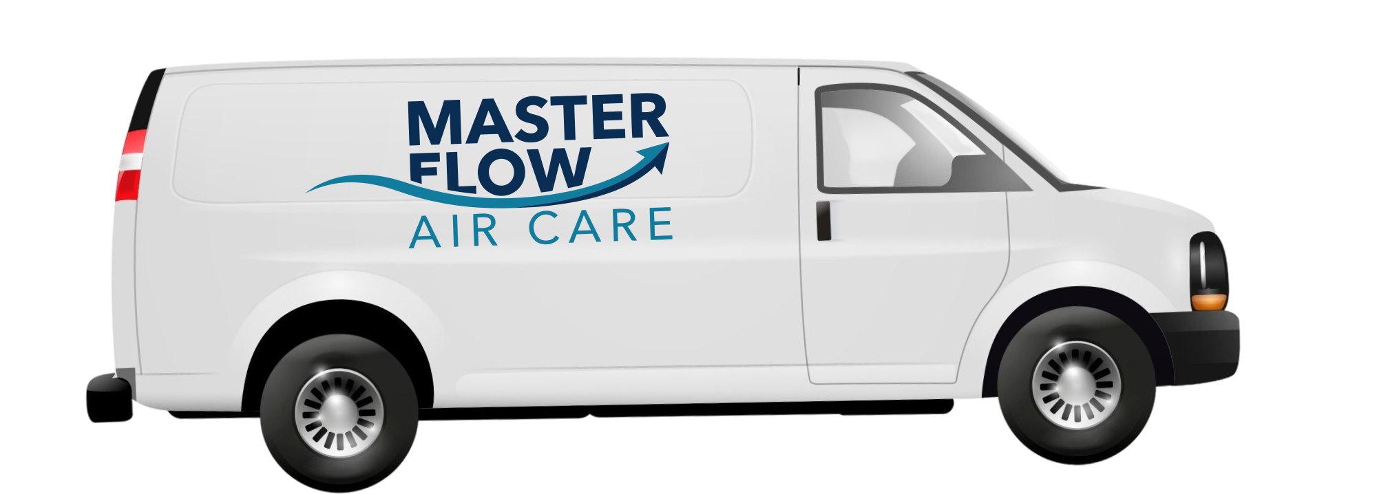work van with company logo