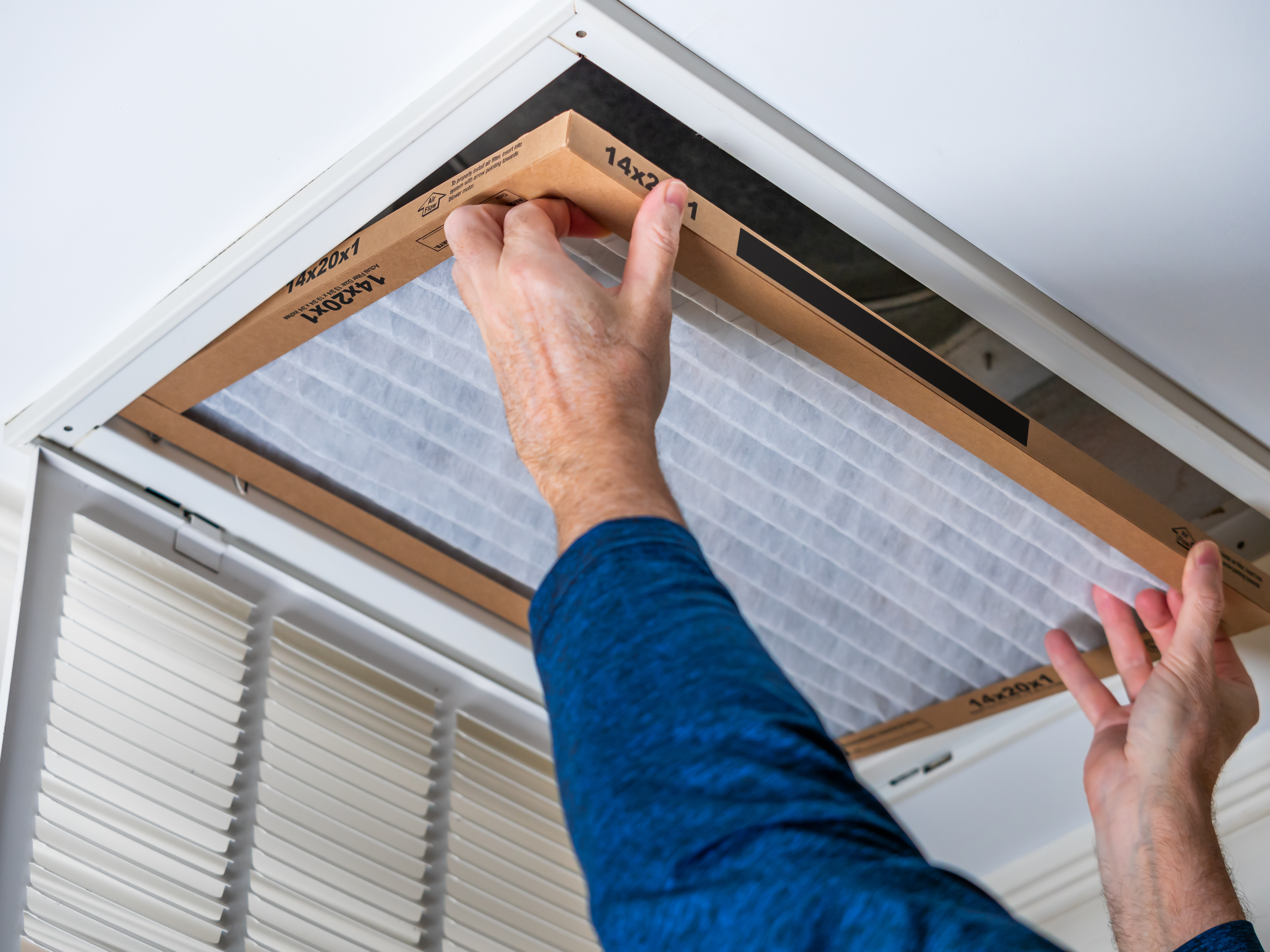 vent on ceiling